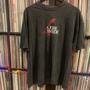 AFI - A Fire Inside XL T-Shirt (Bird on front, Devil on back). Rare Vintage